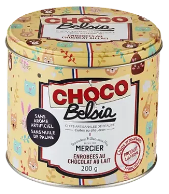 Belsia Boite Chips Choco Lait