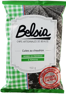 Belsia -Chips Herbes de Provence et Tomate 150g