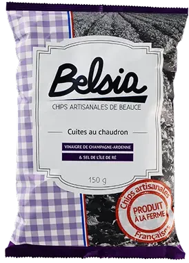Belsia -Chips Vinaigre de Champagne Ardenne 150g 2
